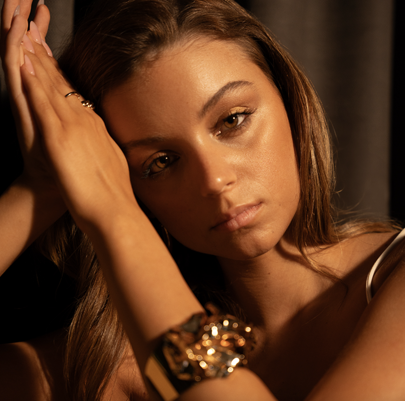 Professional makeup artistry showcasing natural, glowing beauty
